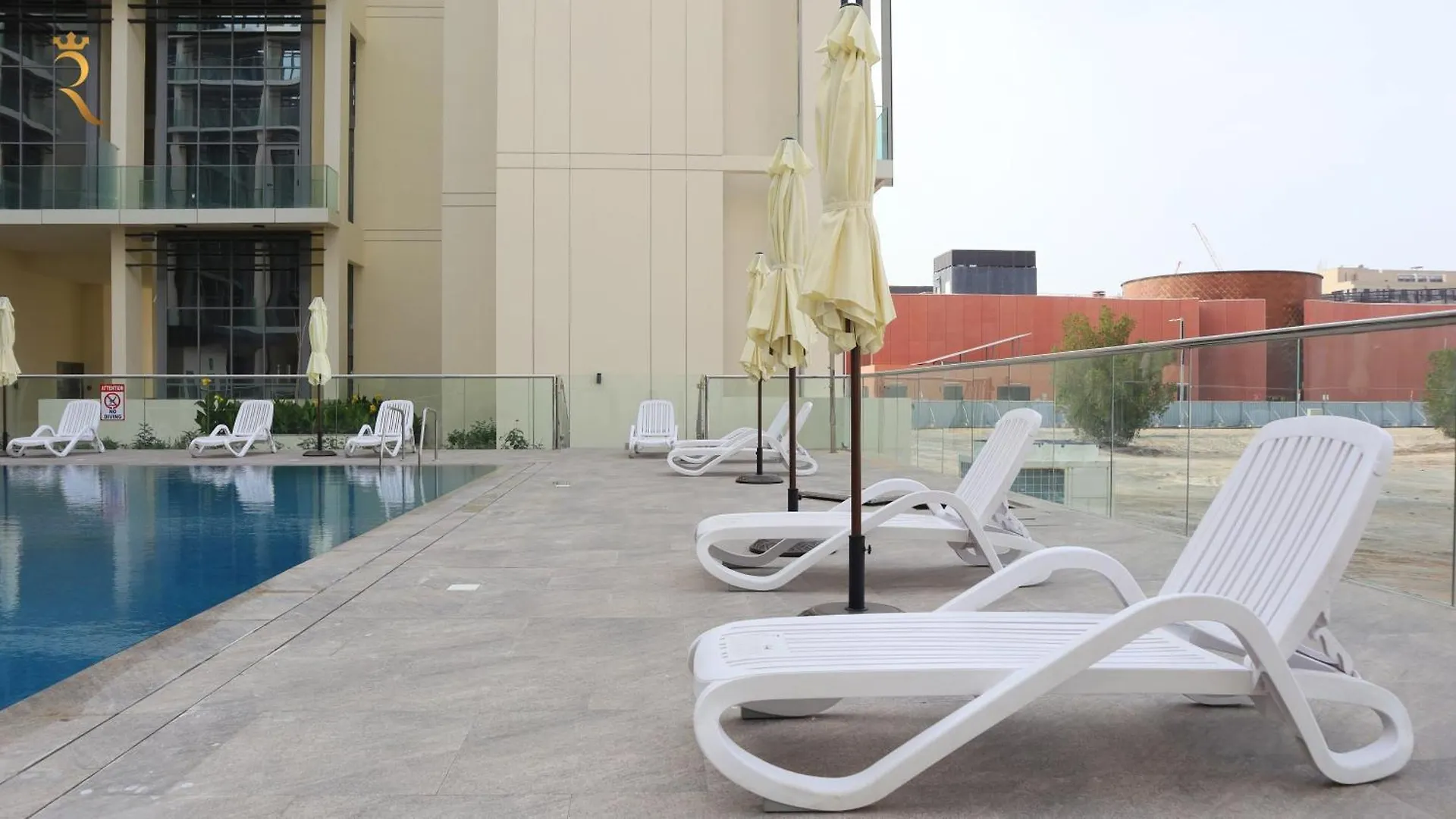 Апартаменты Urban 1Br Bliss With Free Pool And Parking In Masdar City Абу-Даби